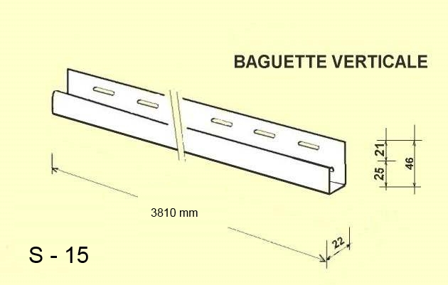 baguette verticale