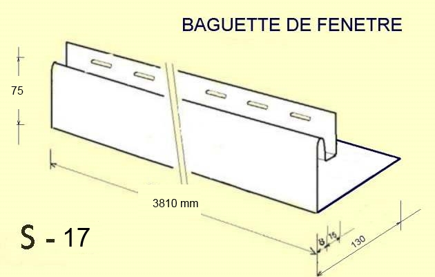 baguette de fentre